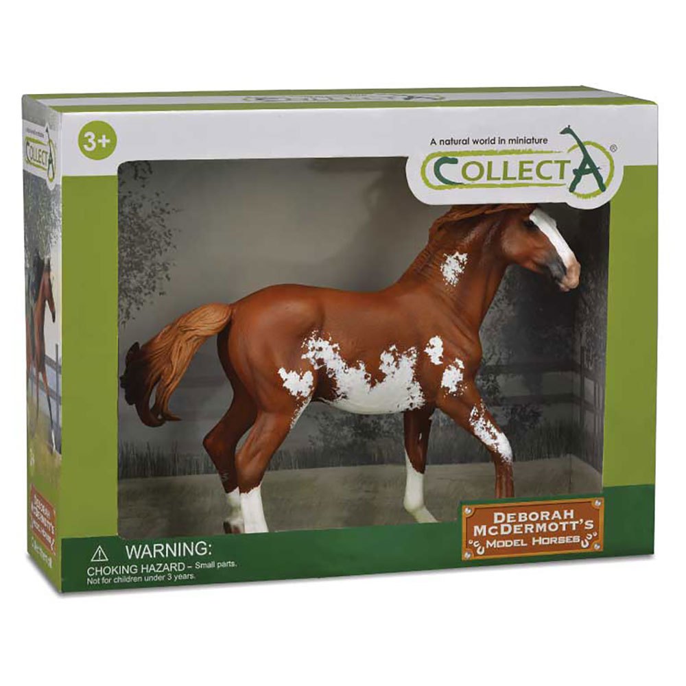 Mini Horse Abbildung Farm Animal Acces für 1/12 Dollhouse Micro Garden Brown 