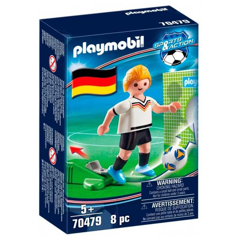 Playmobil　Kidinn　マルチカラー　サッカー選手ドイツ　ビルディングゲーム