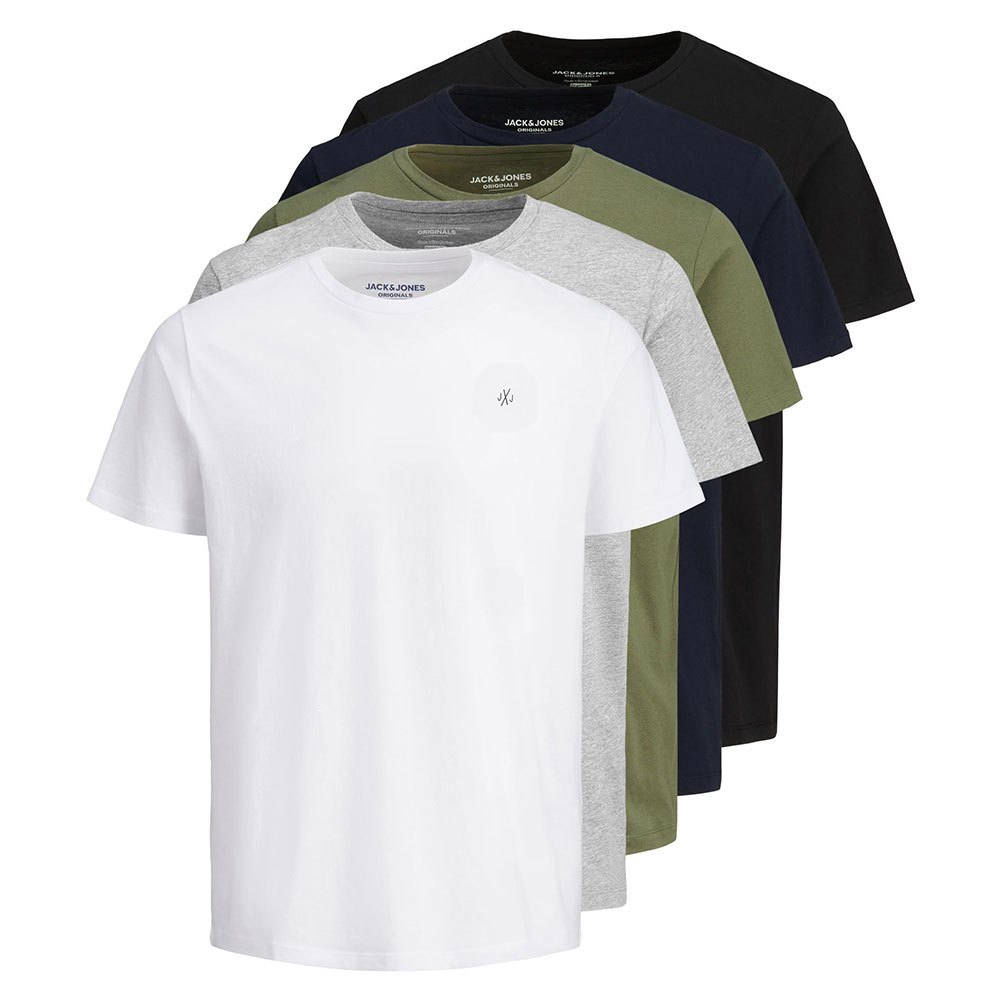Beknopt stil Zuidwest Jack & jones Jxj Short Sleeve Crew Neck T-Shirt 5 Units Multicolor| Dressinn