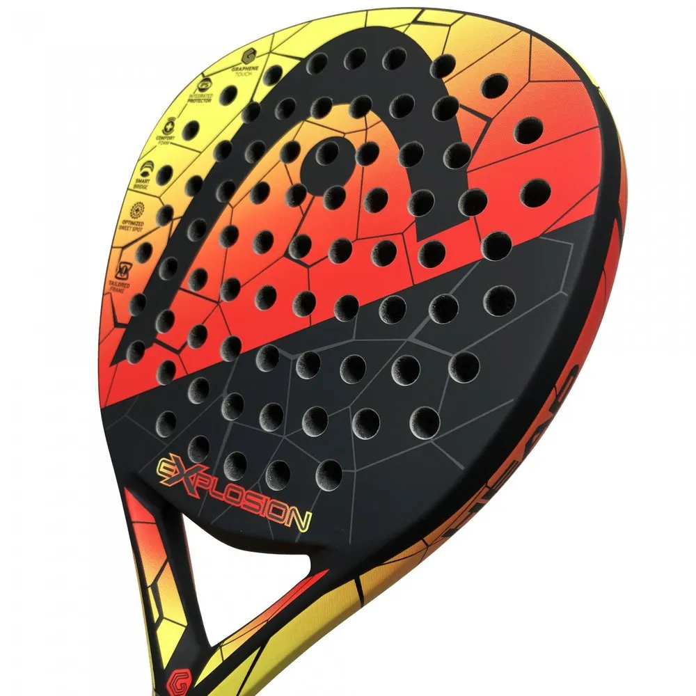 HEAD Raquette Padel Graphene XT Typhoon Noir/Rouge – 360 G – Puissance Et Confort Exceptionnels 2021