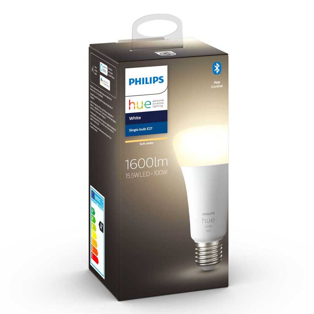 Philips Hue E27 15.5W Lumens 2700K LED Bulb White | Bricoinn