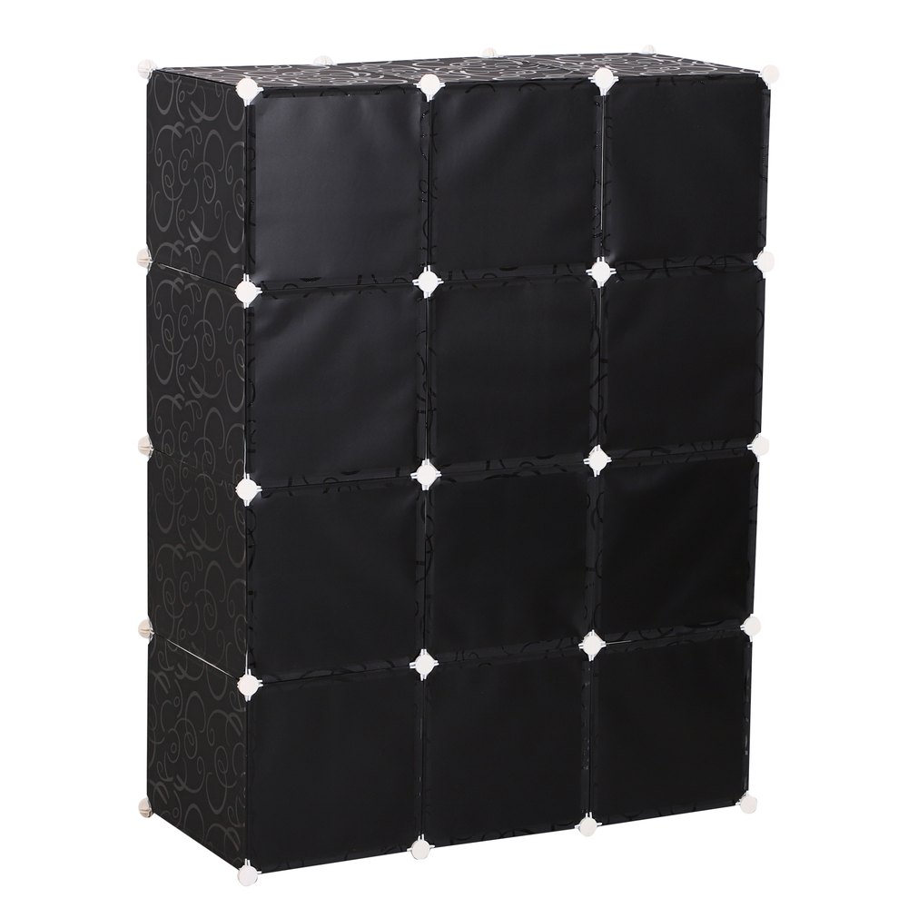 Armario para Juguetes BASTUO Ropa 6 Cubos Cubos modulares Color Blanco Libros Estantería de Almacenamiento 