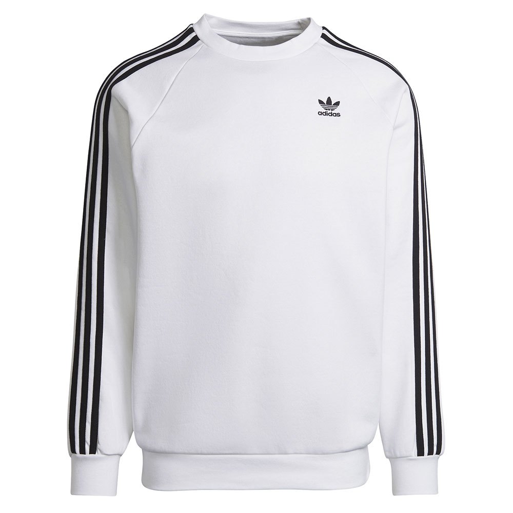 Originals 3 Stripes Crew Sweatshirt White | Dressinn