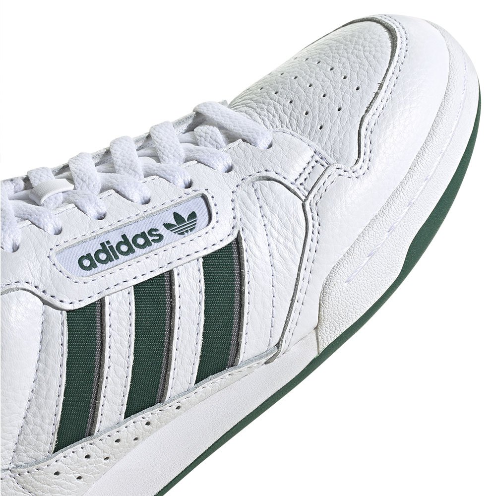 Doctrine Chinese cabbage interface adidas originals Continental 80 Stripes Trainers White | Dressinn