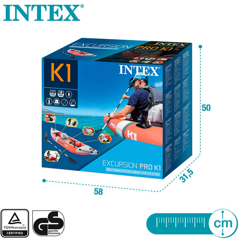 Intex Oppustelig Kajak Excursion Pro K1