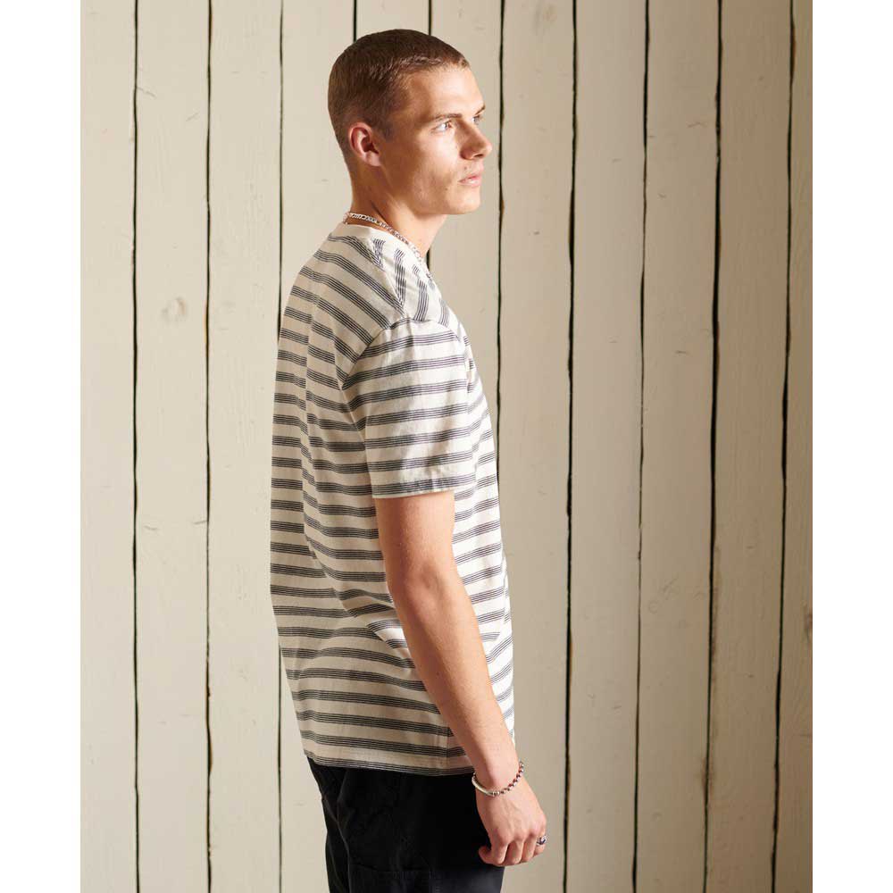 Superdry Striped Workwear Pocket T-shirt med korte ærmer