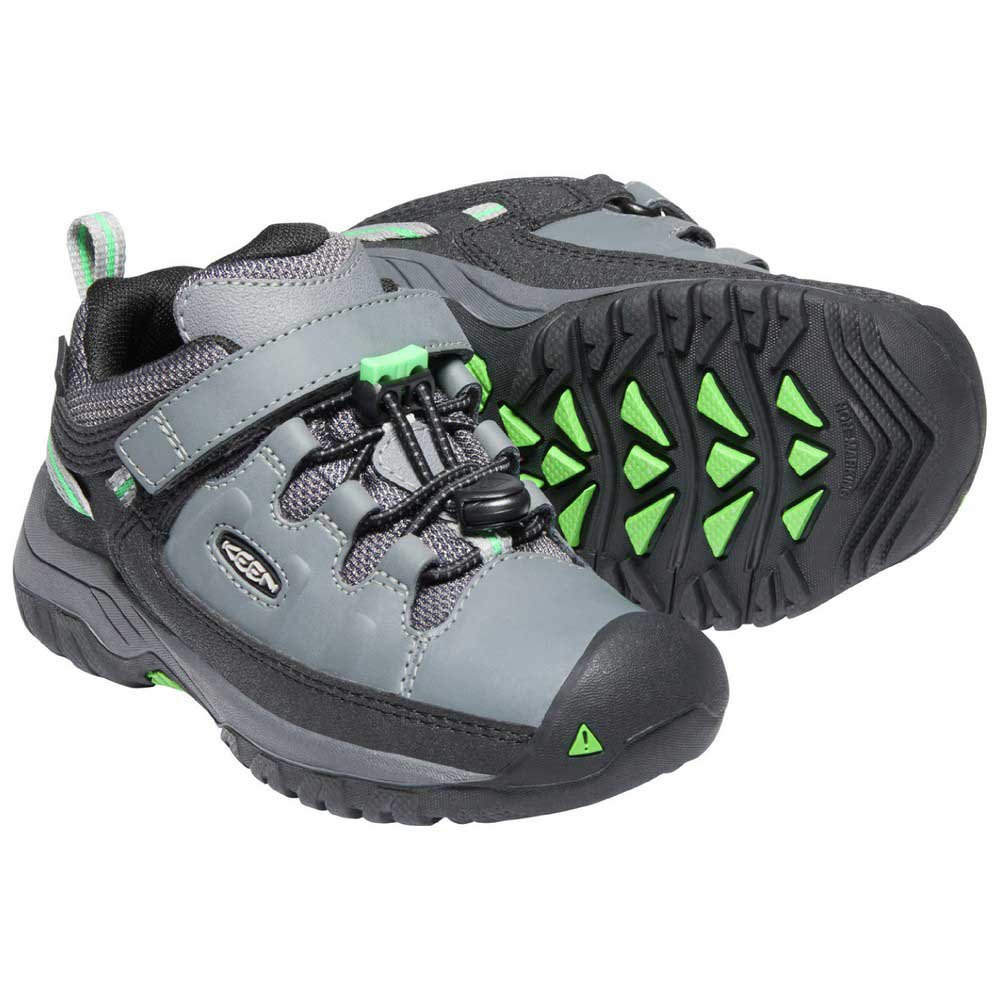 Keen Boys Targhee Low Hiking Shoes Grey Sports Outdoors Breathable Lightweight 