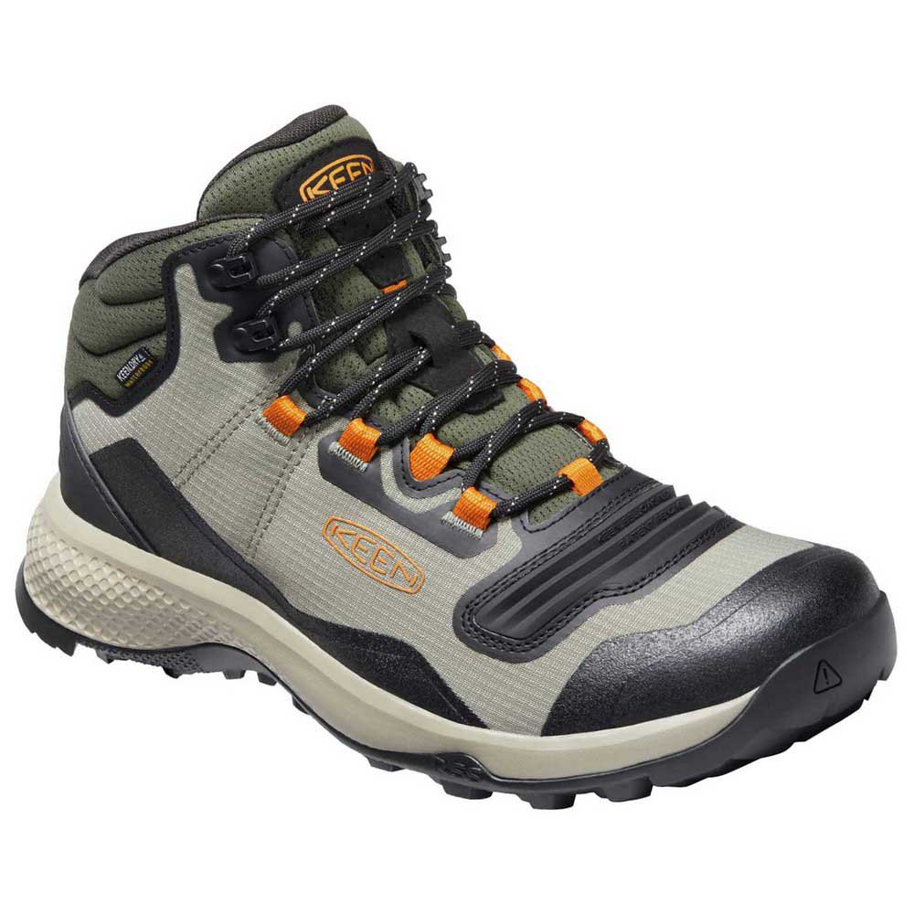 Keen Mens Tempo Flex Waterproof Walking Boots Grey Sports Outdoors Breathable 