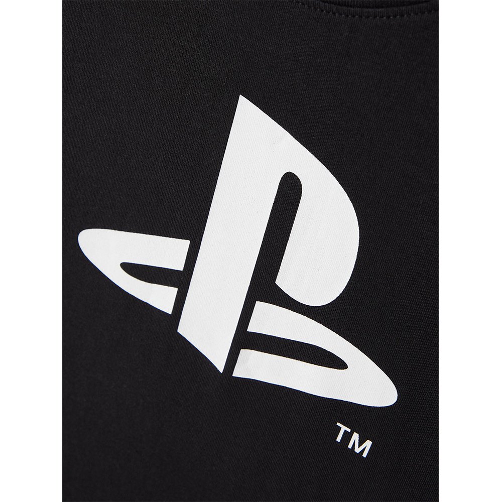 impatient Disco Turns into Name it Playstation Osman Short Sleeve T-Shirt Black | Kidinn