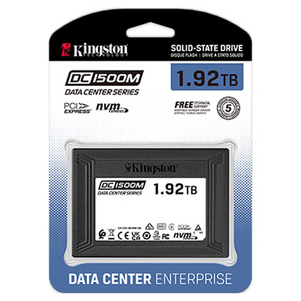 Kingston Data Center DC1500M 1.92TB M.2 NVMe SSD-harde schijf