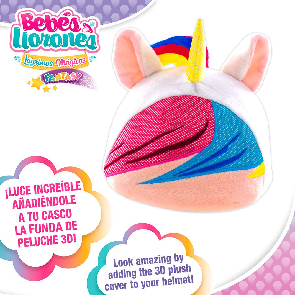 Color baby Bebés Llorones 3D Drømmende Hjelm Med Dekke
