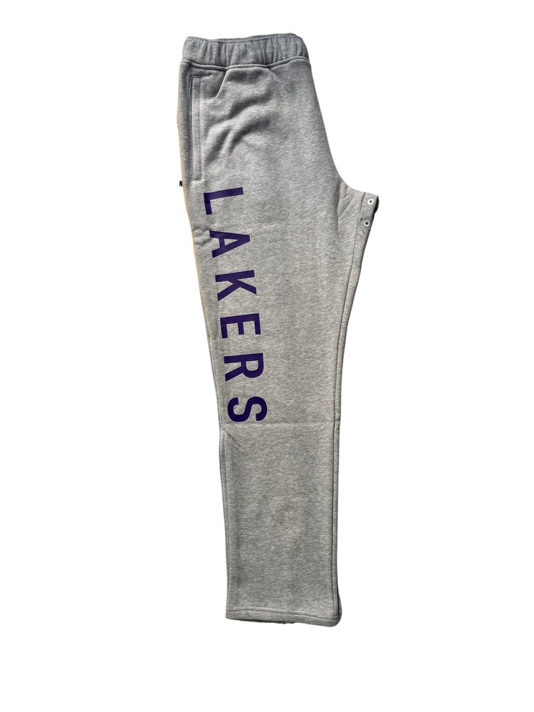 lakers grey sweatpants
