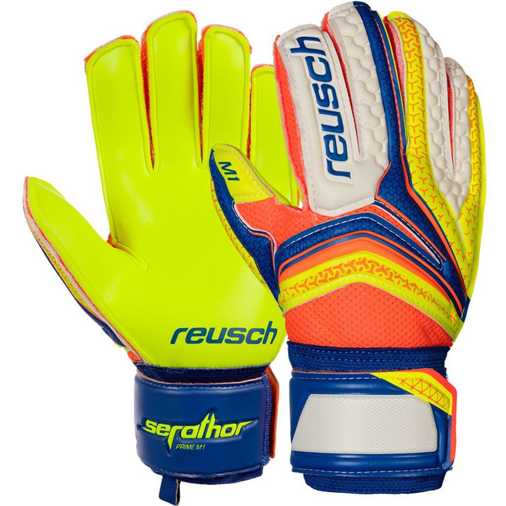 Reusch Junior Prisma Prime M1 Flat Premium Orange Matchday Goalkeeping Gloves 