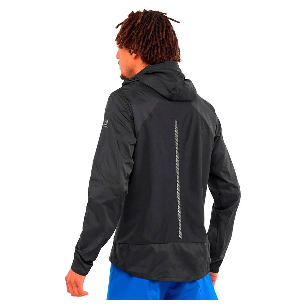 Mizuno Mens Running Gilet Black Breathable Lightweight Reflective Windproof Vest 