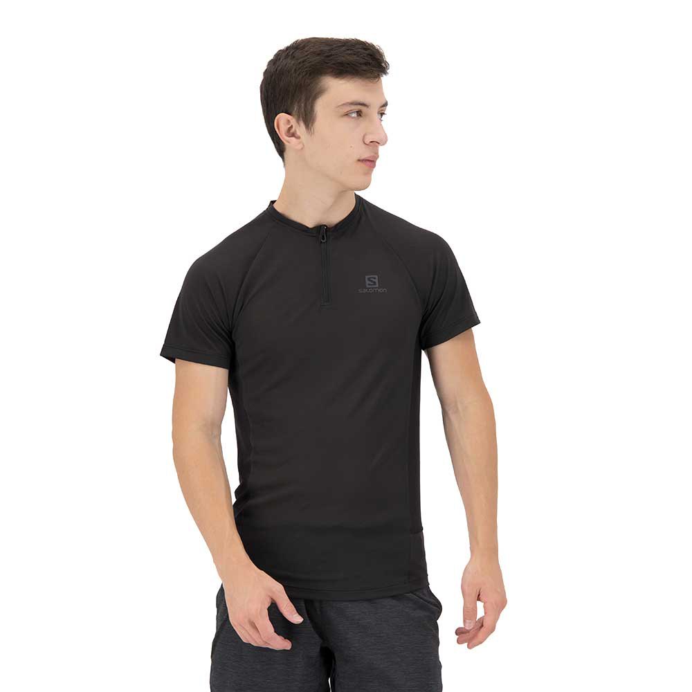 cool Prospect faith Salomon Cross Rebel Short Sleeve T-Shirt Black | Runnerinn
