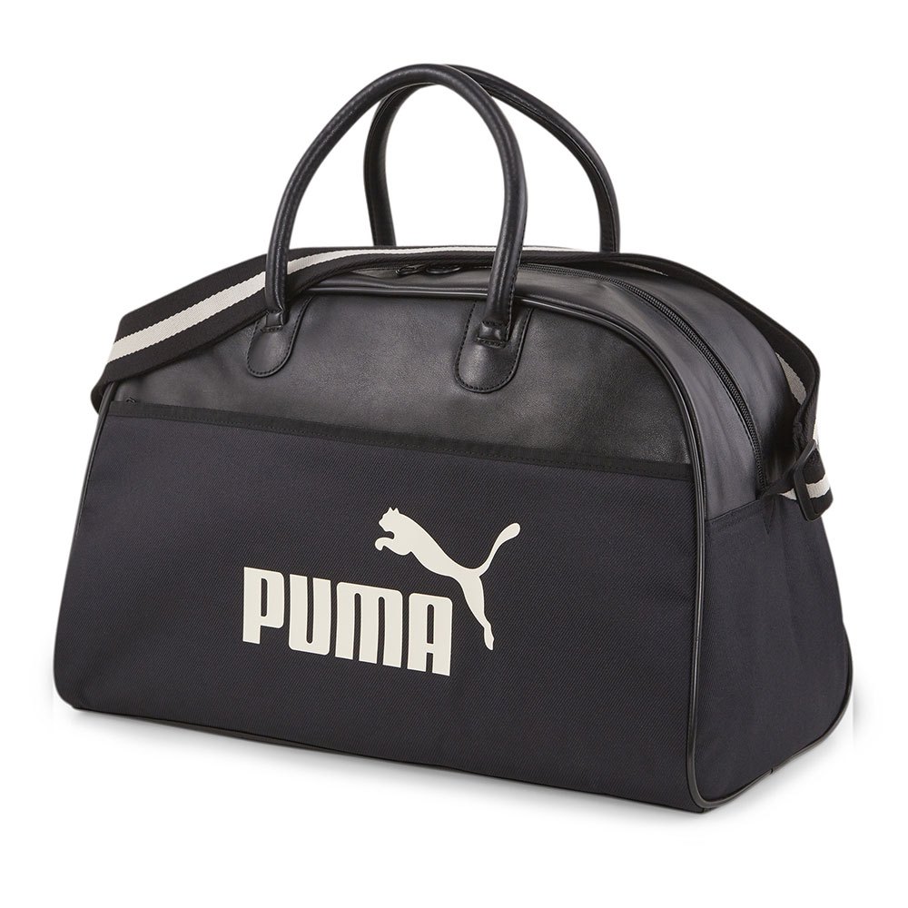 Puma Funda para port\u00e1til negro-blanco letras impresas look casual Bolsas Bolsos business Fundas para portátil 