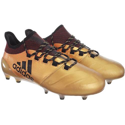 Monótono mensual Arrastrarse adidas X 171 Fg Leather Football Shoes Golden | Goalinn