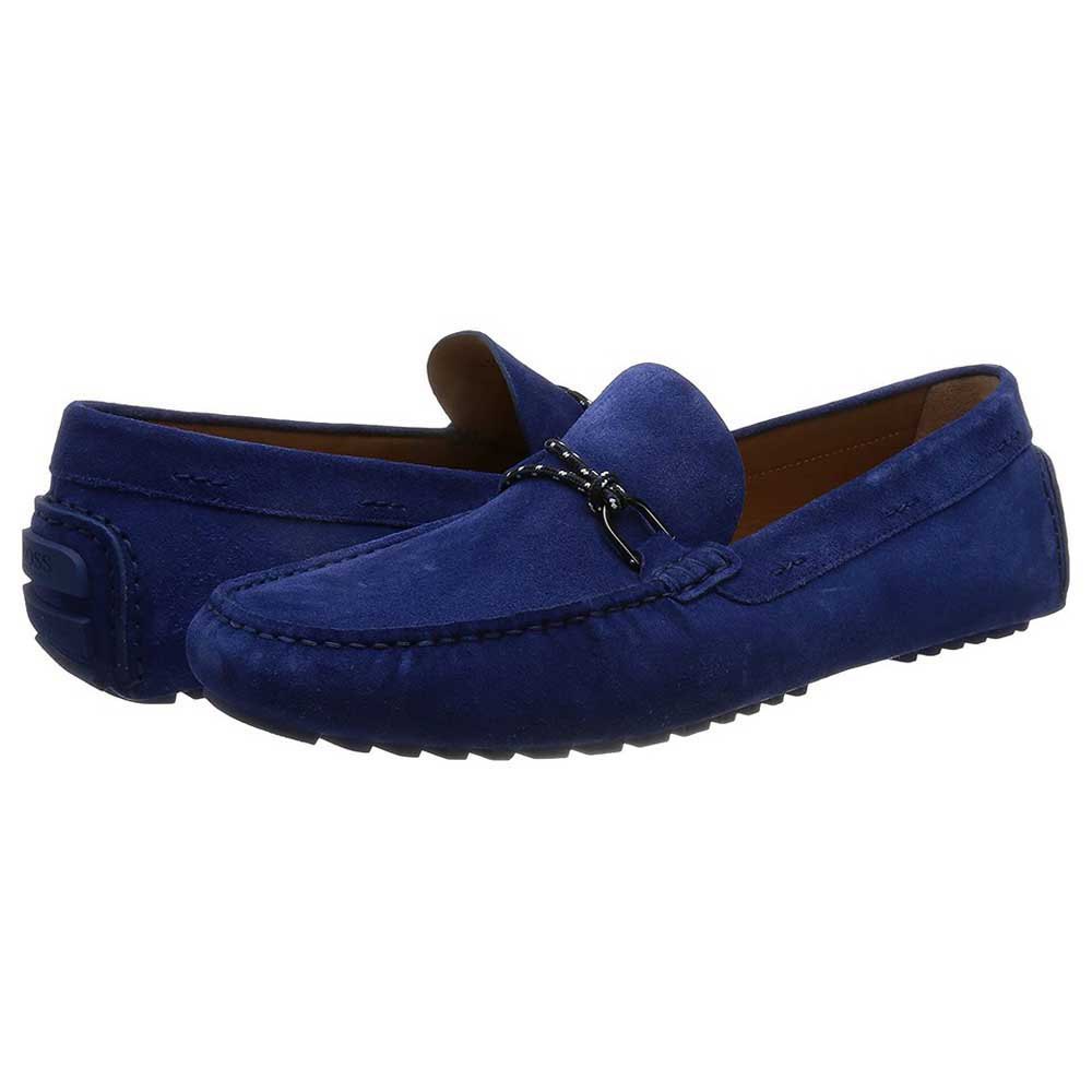 paciente claro todos los días BOSS Zapatos Mocasines Driver Azul | Dressinn