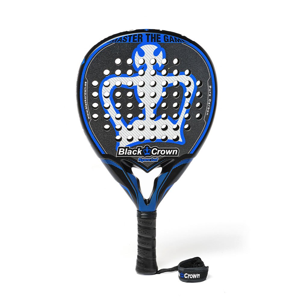 Black crown Padel Racket Blue | Smashinn