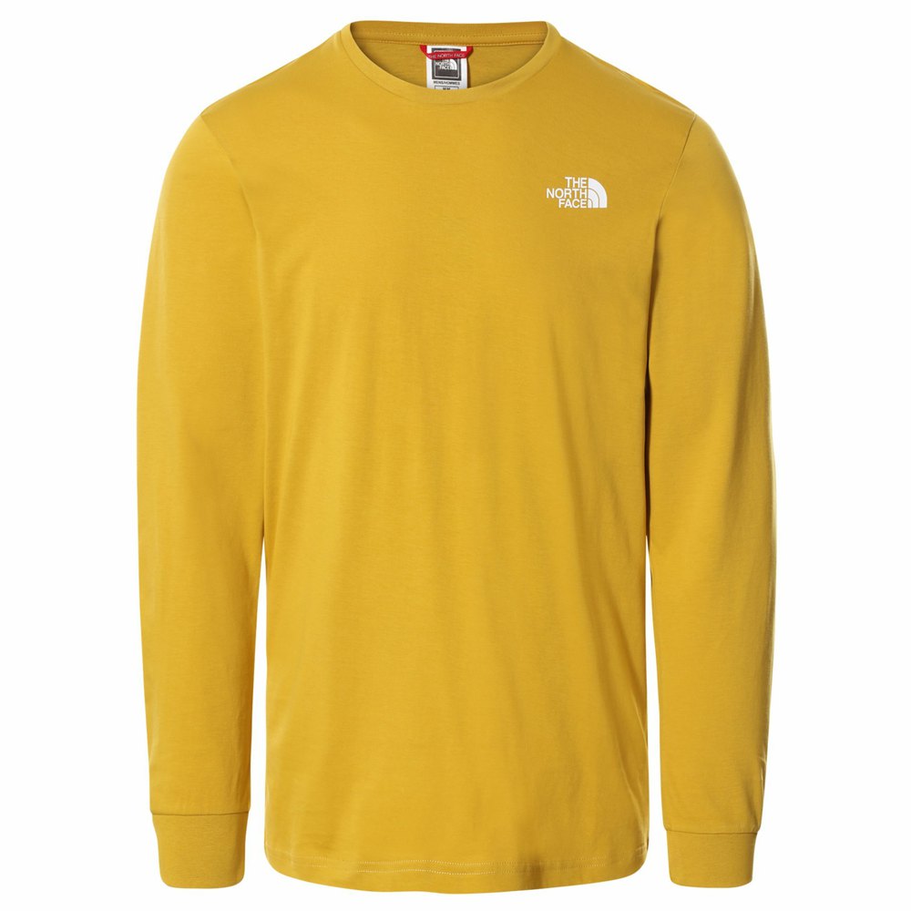 Op tijd hoogtepunt Voorzichtig The north face Long Sleeve T-shirt Simple Dome Yellow | Dressinn