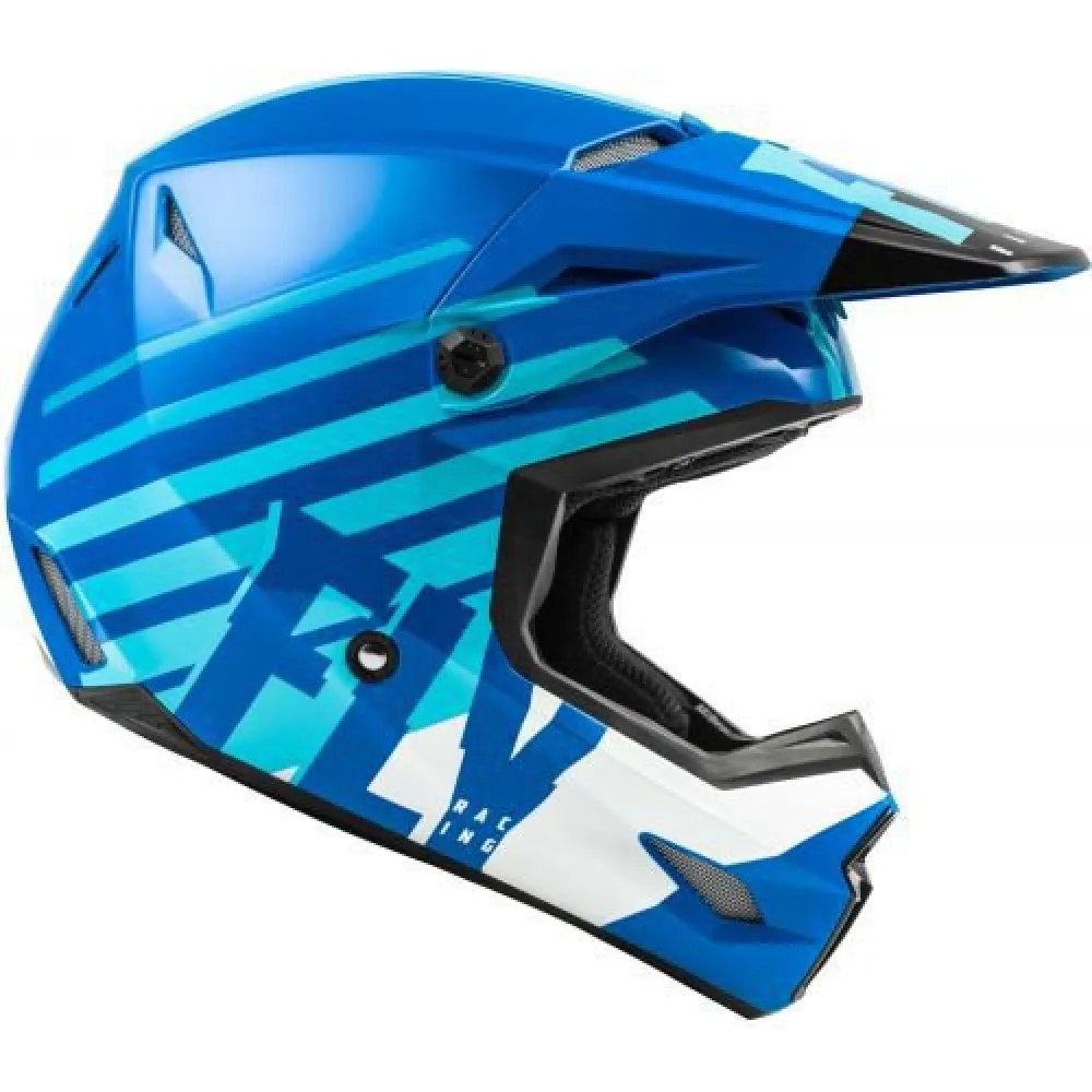 Fly racing Motorcycle Helmet Kinetic Thrive 2021 Blue | Motardinn
