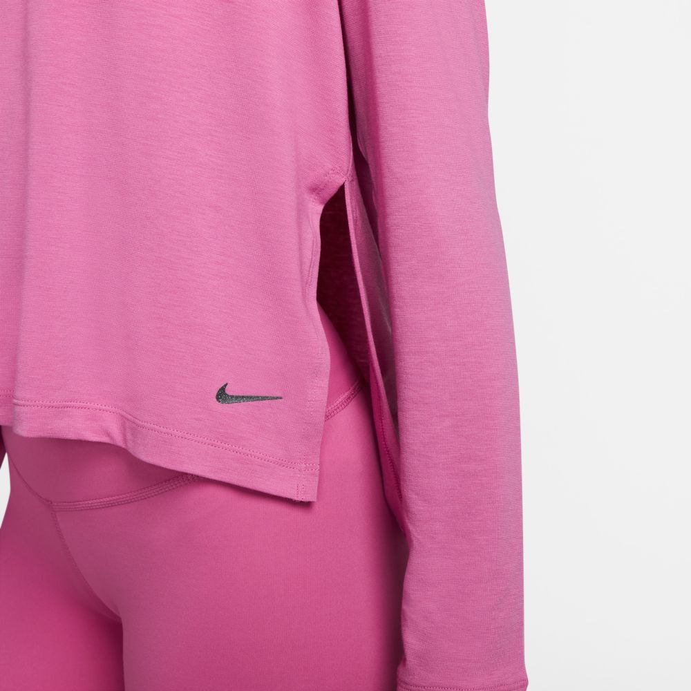 Nike T-shirt à Manches Longues Yoga Dri Fit