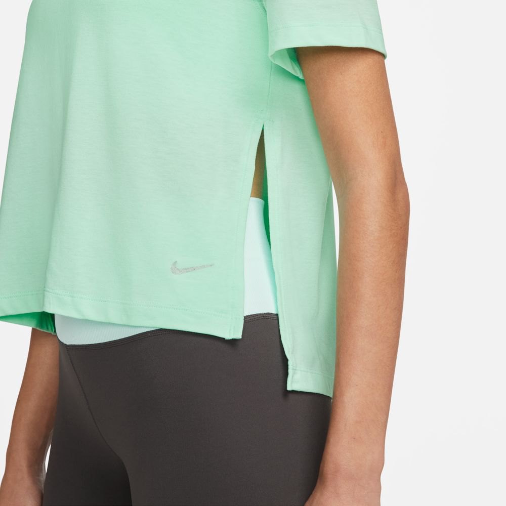 Nike Camiseta De Manga Curta Yoga Dri Fit