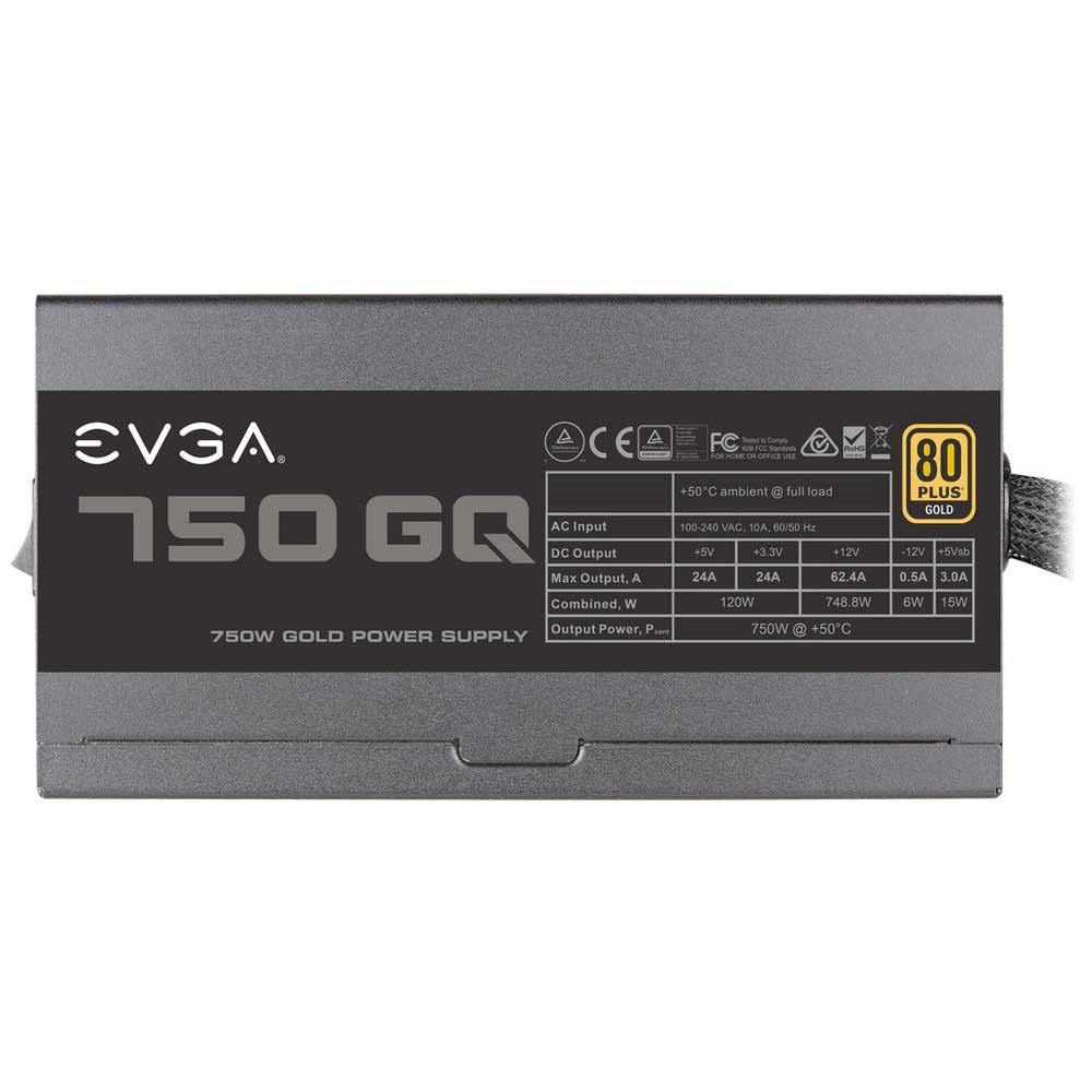 Evga ATX 750W GQ 80 Plus Gold Semi Modular 210-GQ-0750-V2 Netzteil
