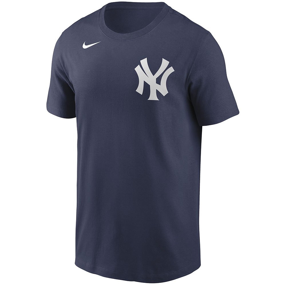 Nike MLB New York Yankees Wordmark Short Sleeve Crew Neck T-Shirt Blue