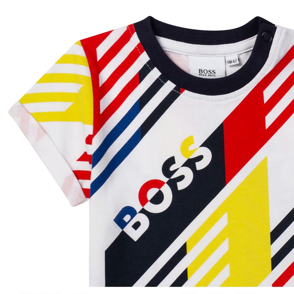 Hugo Boss Baby Boys Short Sleeves Round neck Cotton LOGO Print T shirts 6m 36m 