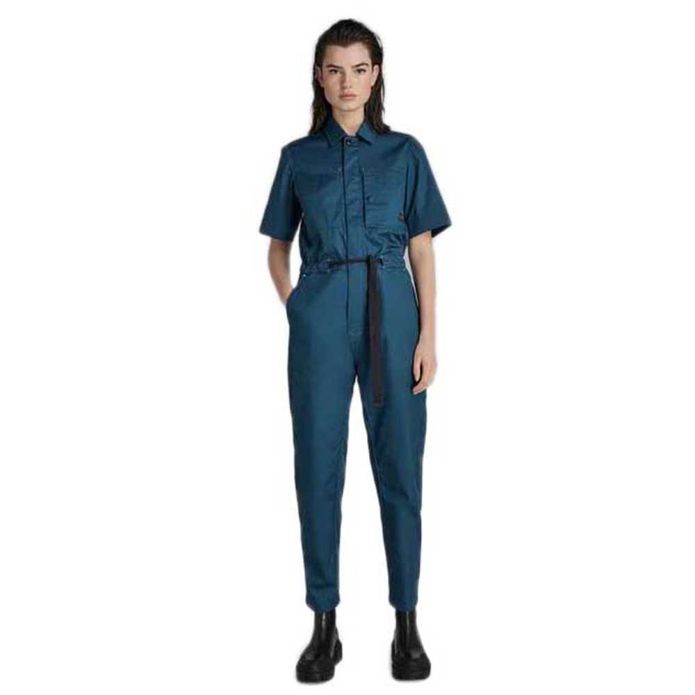 G-STAR RAW Contrast Zipper Blouse Playsuit Mono Largo para Mujer 