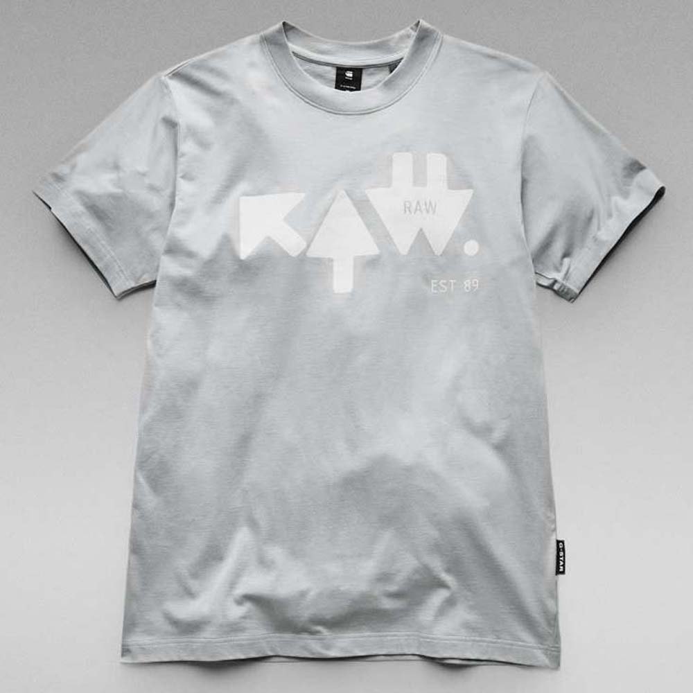 Raw Arrow Round Neck T-Shirt Grey Dressinn