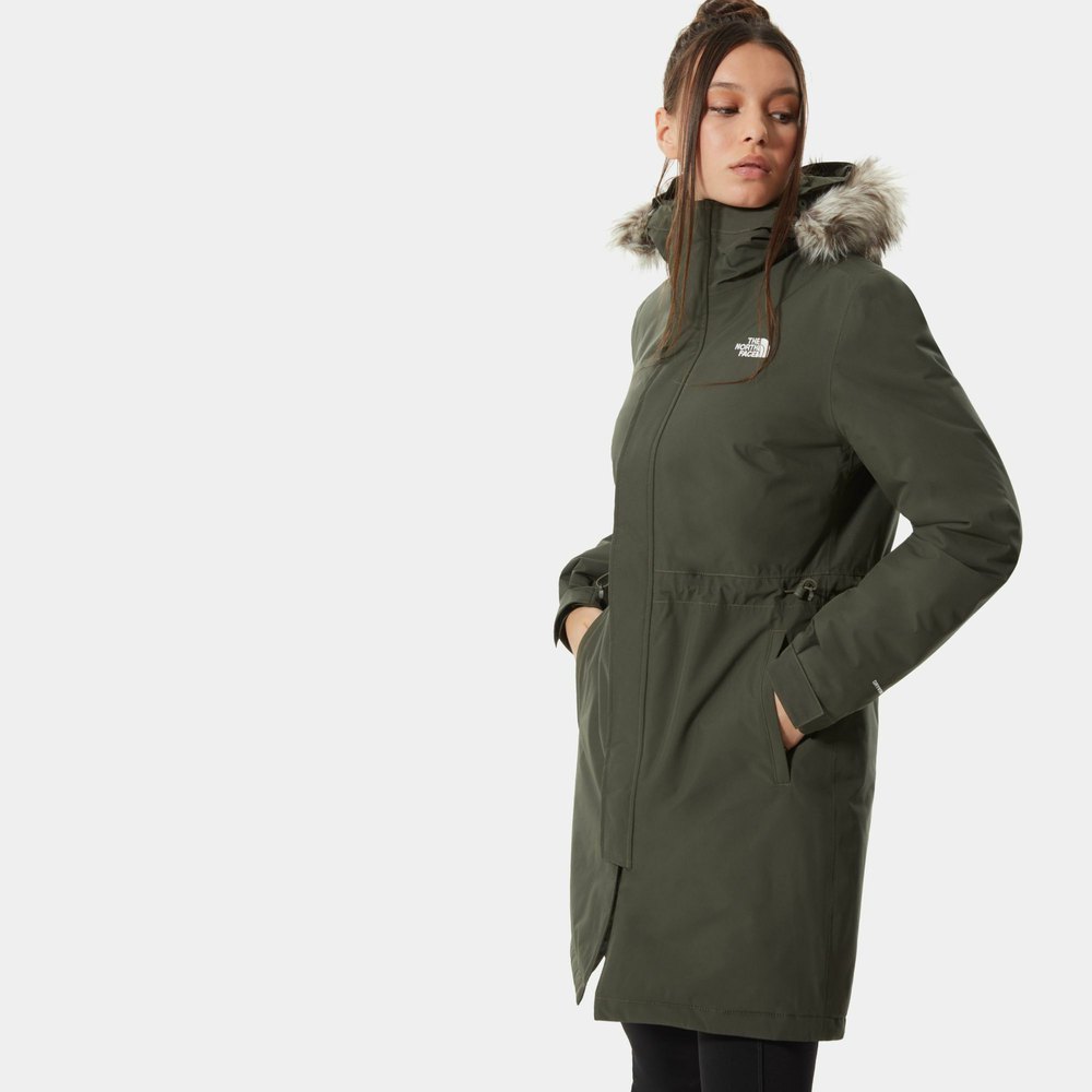 dark Lyrical Objection The north face Women´s Parka The North Face Recycled Zaneck Green| Dressinn