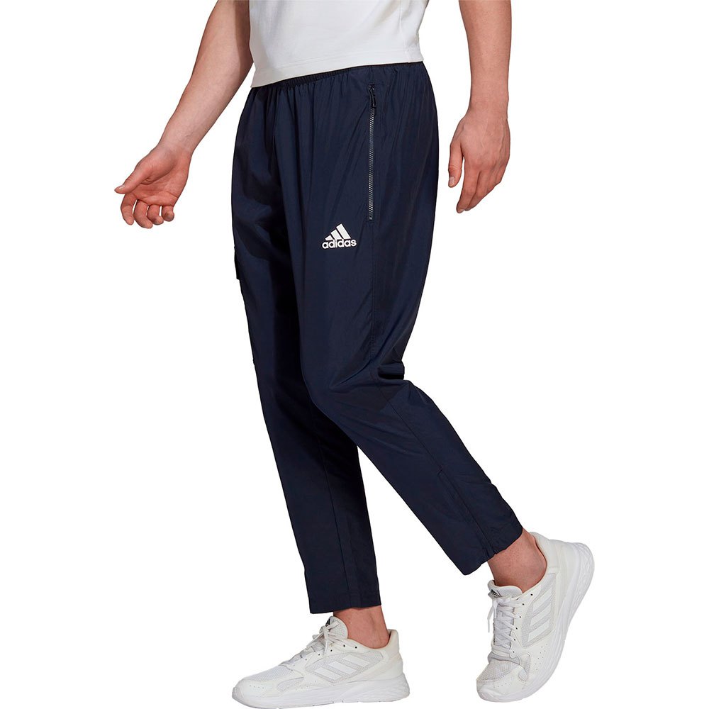 Berucht gevechten bossen adidas Sportswear Essentials Big Logo Q2 7/8 Pants Blue| Dressinn