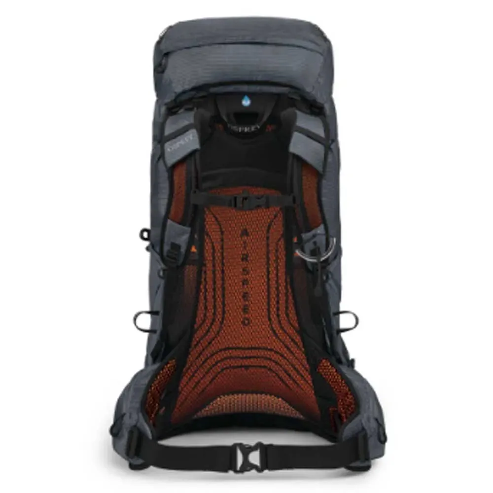Osprey Herren Rucksack Exos 58 – Tungsten Grau, Ultraleicht, Belüftet, 100% Recycelt