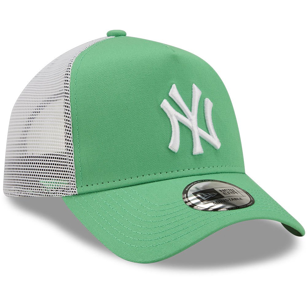 new era trucker cap green