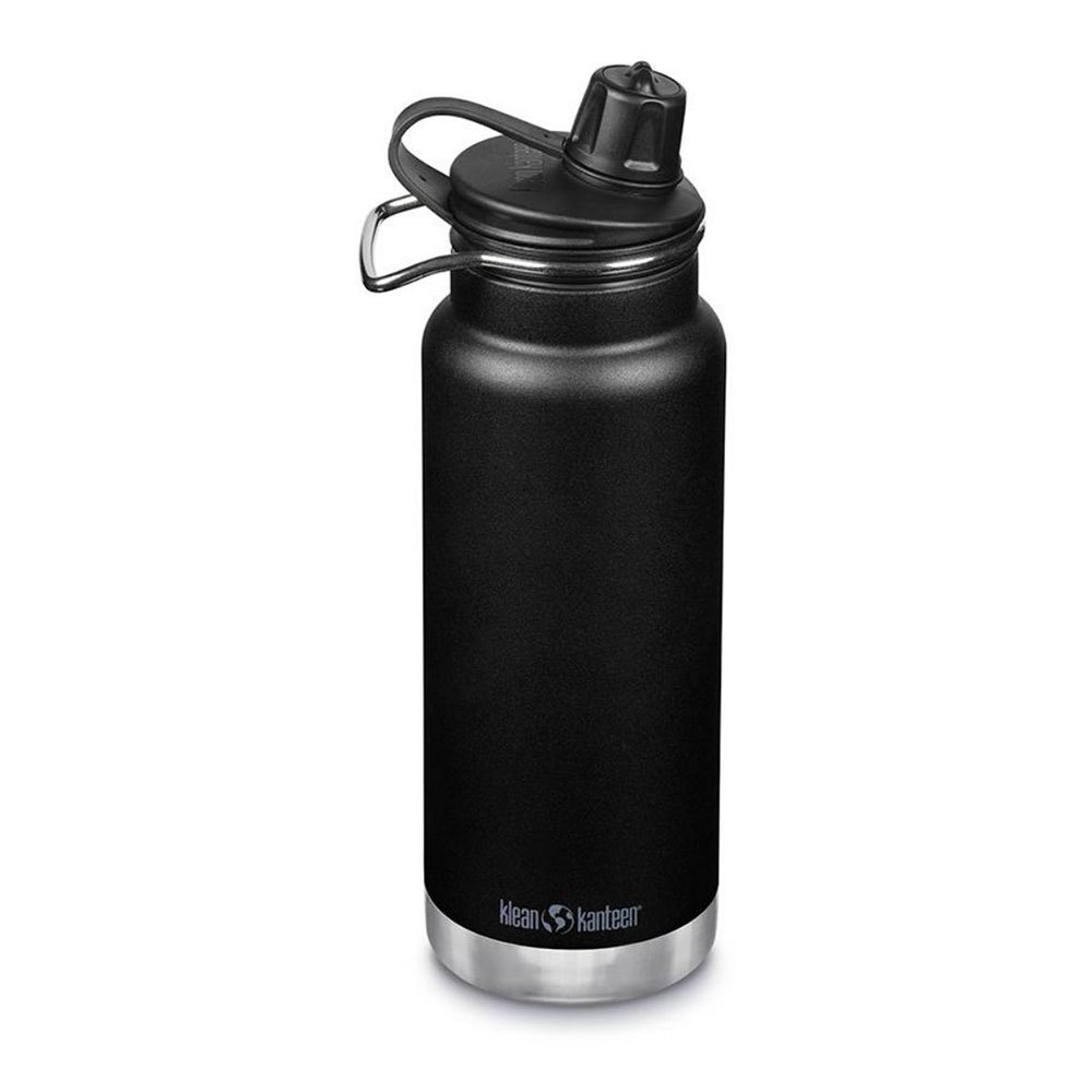 Klean Kanteen TKWide 473ml Insulated Bottle Stainless Cafe Cap Shale Black 