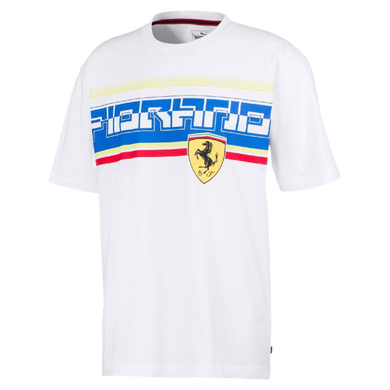 Prime generelt reagere Puma T-shirt Scuderia Ferrari Street White | Dressinn