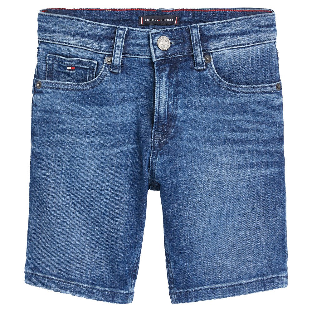Tommy Hilfiger Short en jean bleu style d\u00e9contract\u00e9 Mode Shorts en jean Pantalons courts 