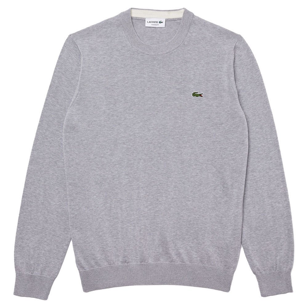 LACOSTE MEN'S CREW NECK RIBBED WOOL SWEATER/JUMPER FR6/7 XL/2XL £150 