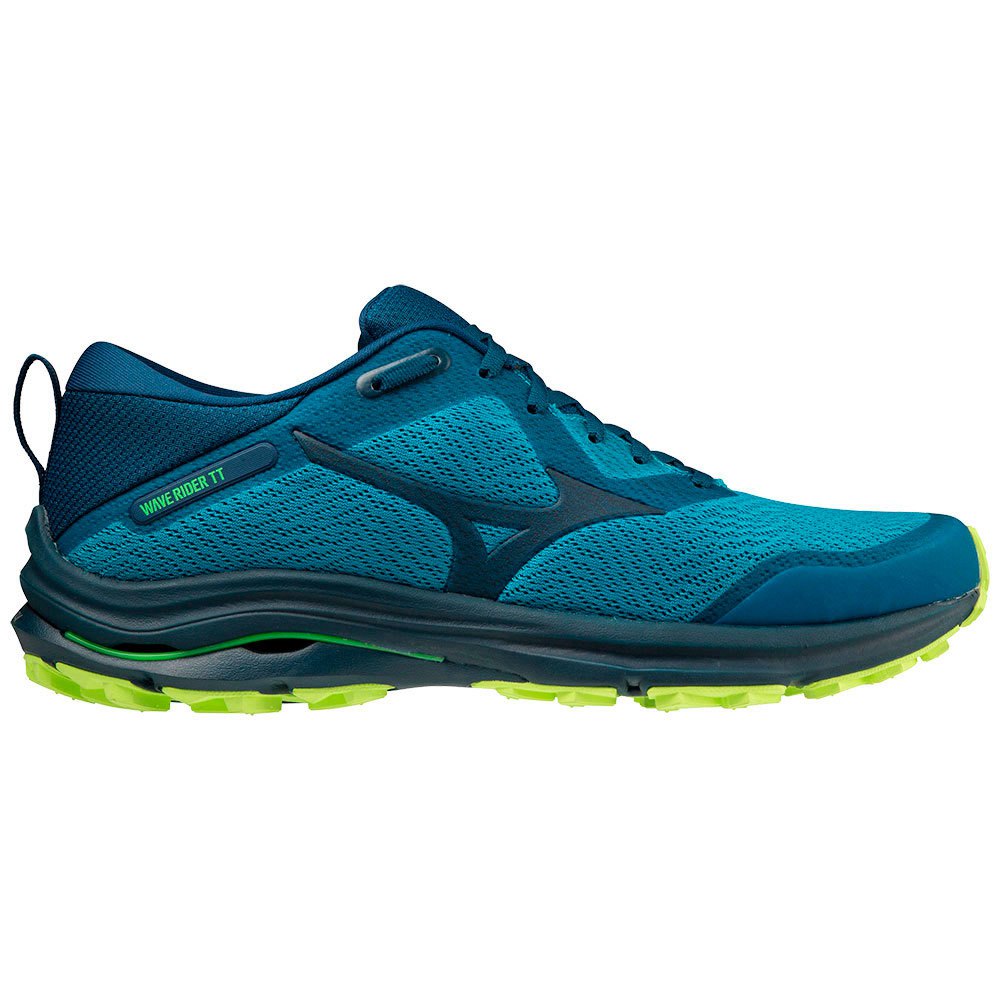 Blue Navy Mizuno Mens Wave Rider TT Trail Running Shoes Trainers Sneakers 