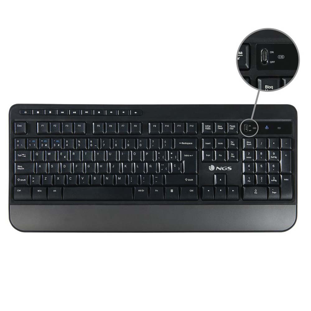 NGS Spell Kit Wireless Keyboard And Mouse