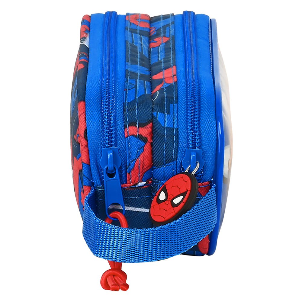 Spiderman Spider-man Spider Man Pencil Case W/ Accessories Bag US Seller New! 