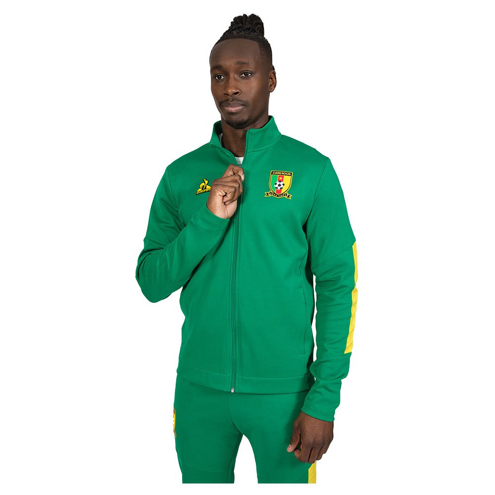 tack gør det fladt kubiske Le coq sportif Cameroun Full Zip Sweatshirt Green | Goalinn