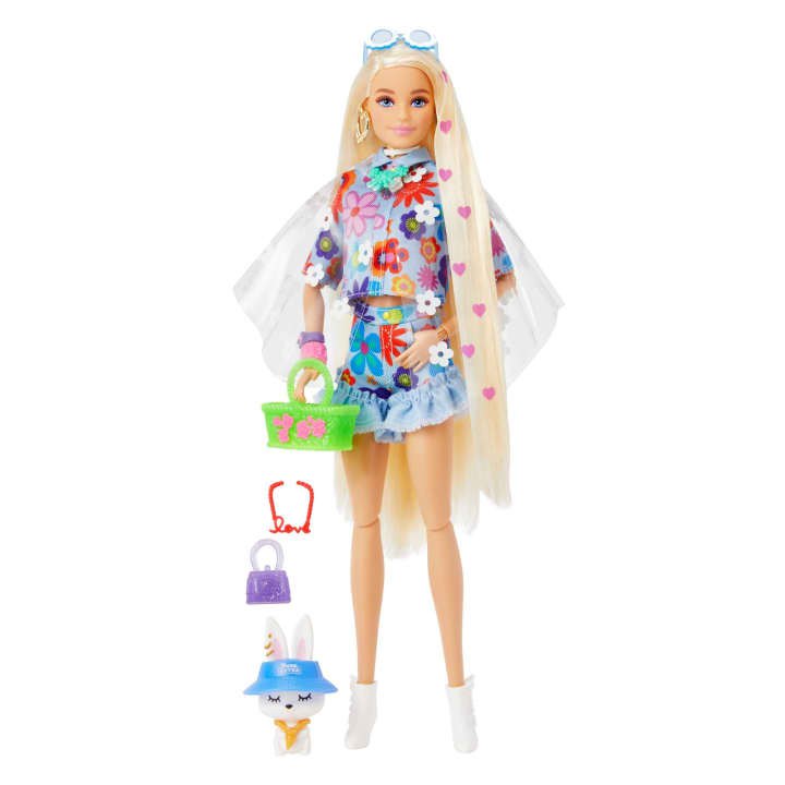 barbie-flower-power-poncho-og-pet-toy-doll-extra