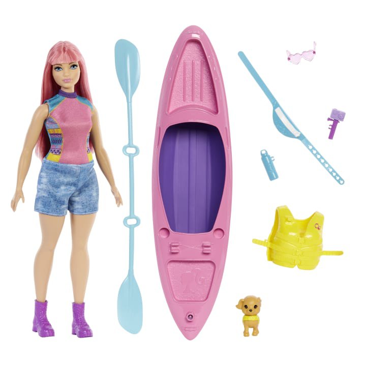 barbie-det-tar-to-camping-leke-og-tusenfryddukke-kayak