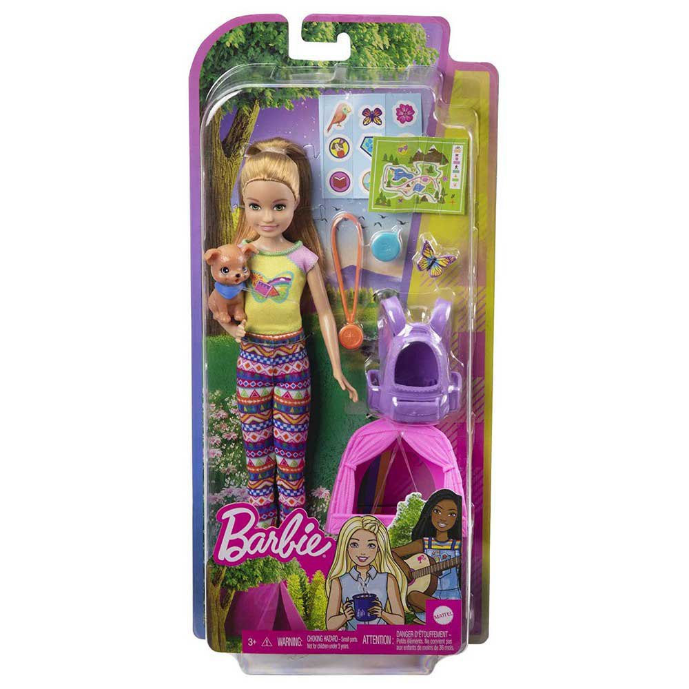 Barbie それは2つのキャンププレイセットとステイシードールが必要です マルチカラー| Kidinn