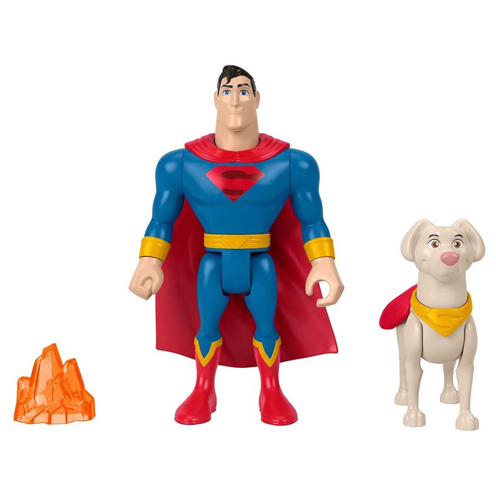 Fisher price Dc League Of Super Pets Superman & Krypto Multicolor| Kidinn