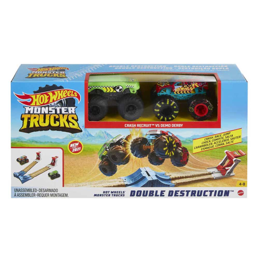 Hot wheels Dobbel Destruction Play Set Monster Trucks