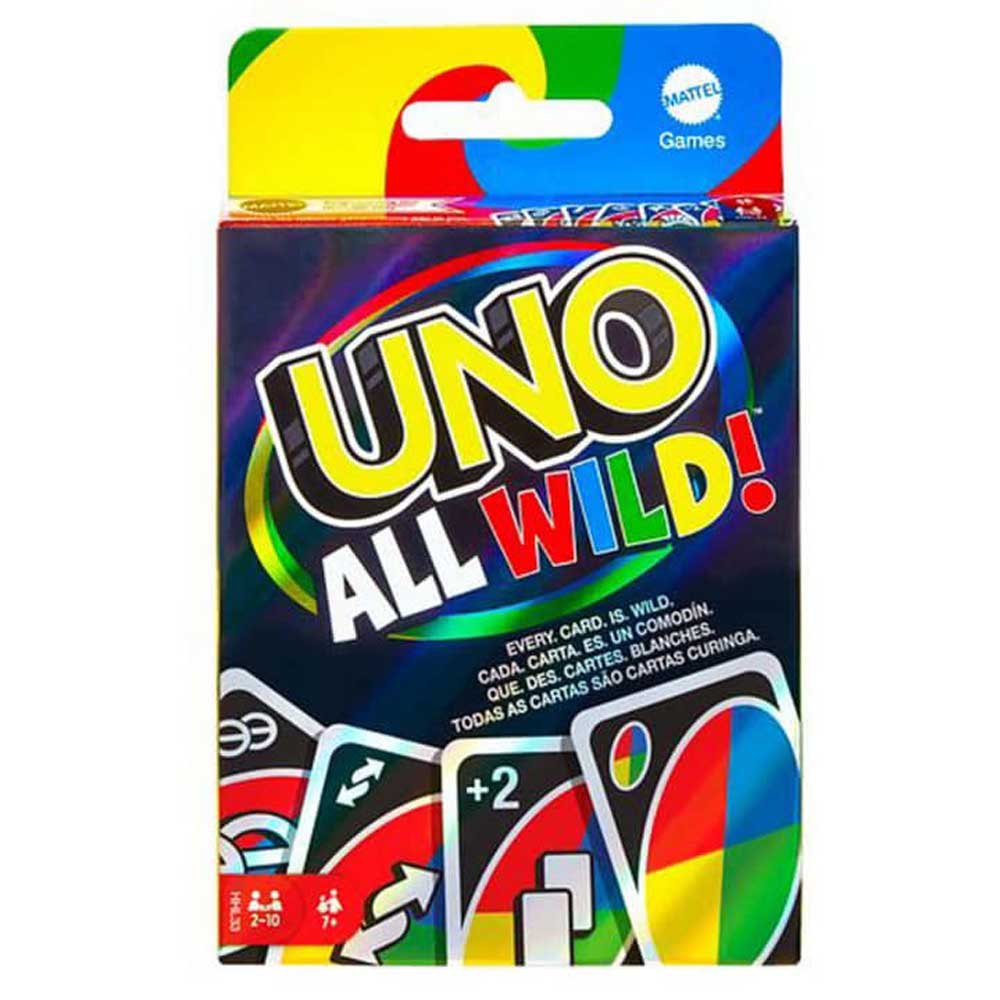 UNO Card Game Customizable Wild Cards NEW in BOX w/ Instructions & Sealed Cards 